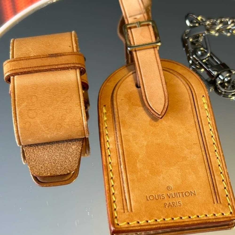 Louis Vuitton Luggage Tag and Poignant